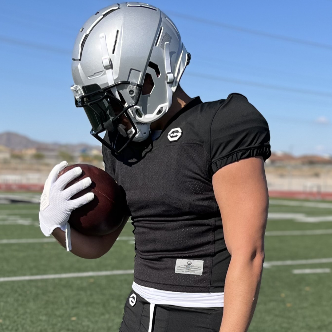 mesh black practice football jersey